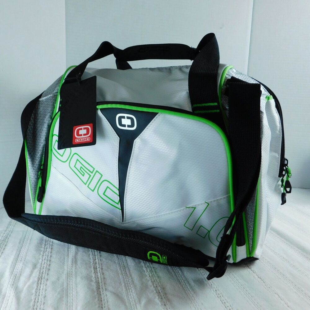 OGIO Endurance 1.0 White Silver Sport Gym Water Resistant Duffel Bag Golf NWT - Picture 12 of 12